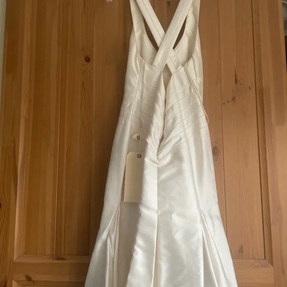 Amanda Wakely Antonella silk wedding dress